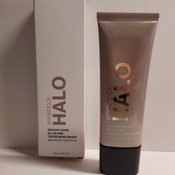 SMASHBOX HALO Healthy Glow All-In-One Tinted Moisturizer *TAN* / 1.4 oz / NIB - Picture 2 of 5